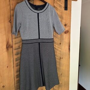 Dress: Ann Taylor, size 10. Navy